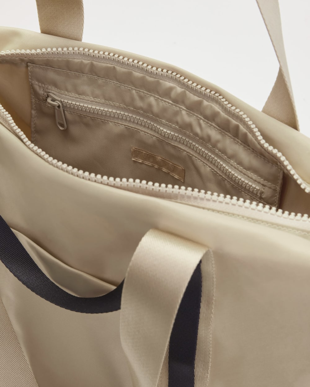 The Recycled Nylon Tote | Khaki - Image 6