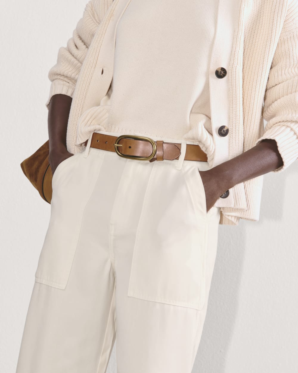 The Utility Pant in Buttersoft | Bone - Image 4