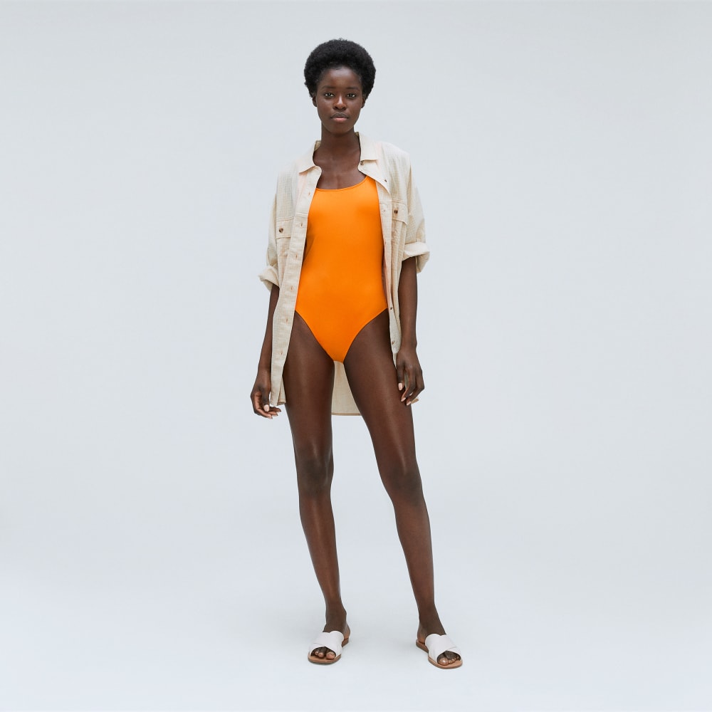 The Square-Neck One-Piece | Turmeric - Image 6