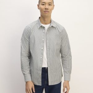 The Supima? Poplin Shirt | Optic White / Black