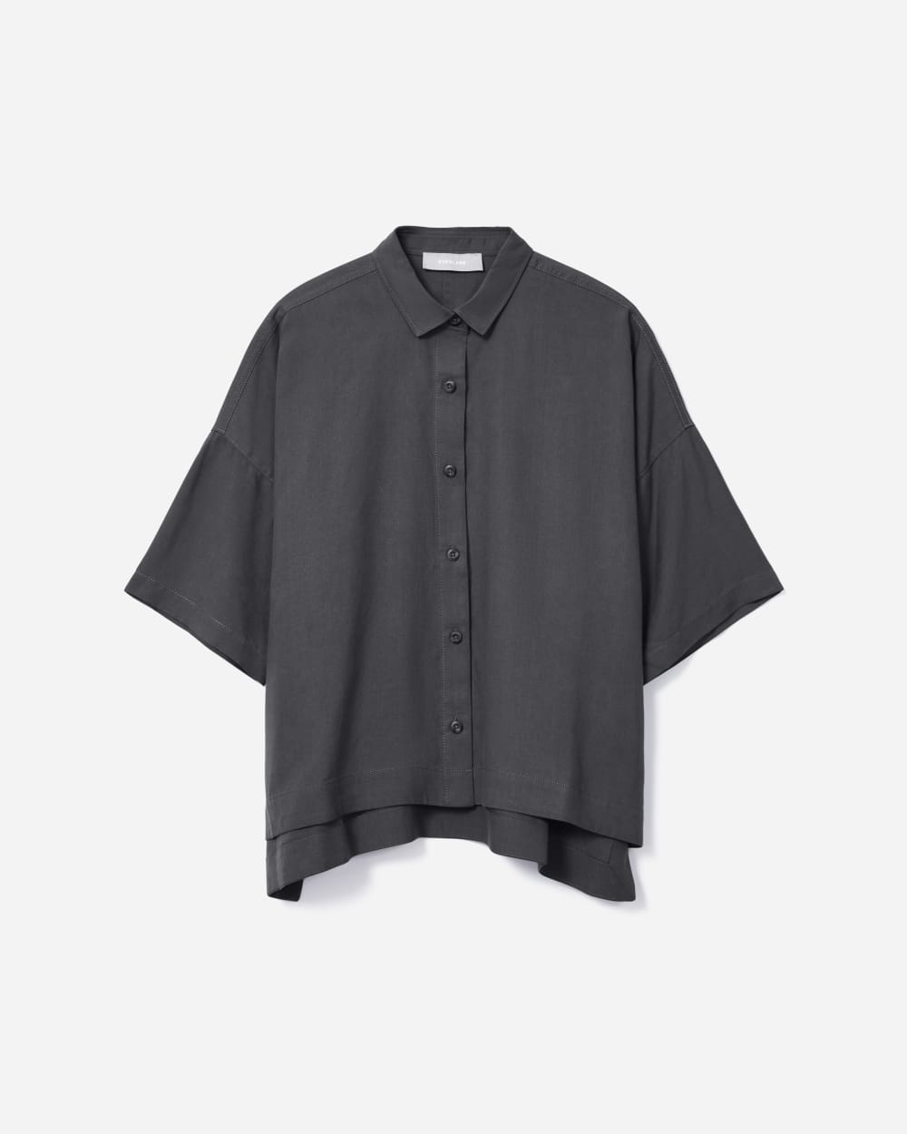 The Drapey Square Shirt | Slate Grey - Image 5