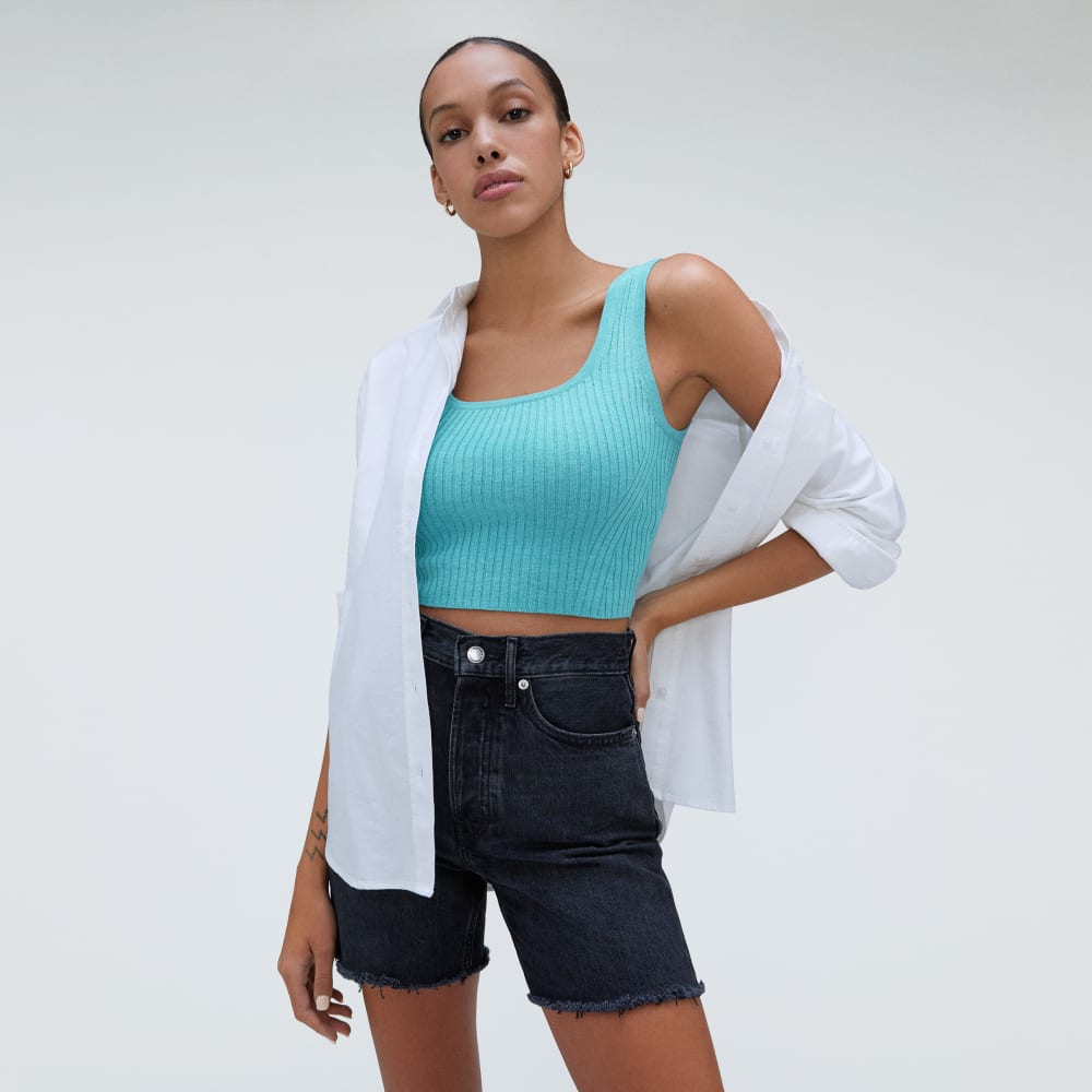 The Cotton-Merino Cami | Deep Turquoise - Image 5