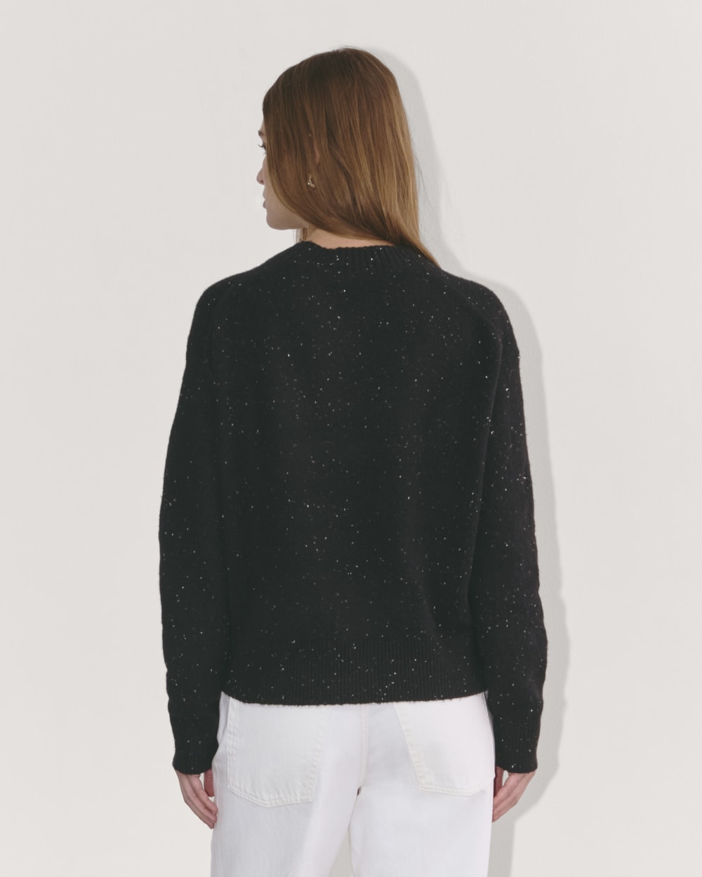 The Cocoon Crew in Plush Cotton | Black Confetti - Image 5