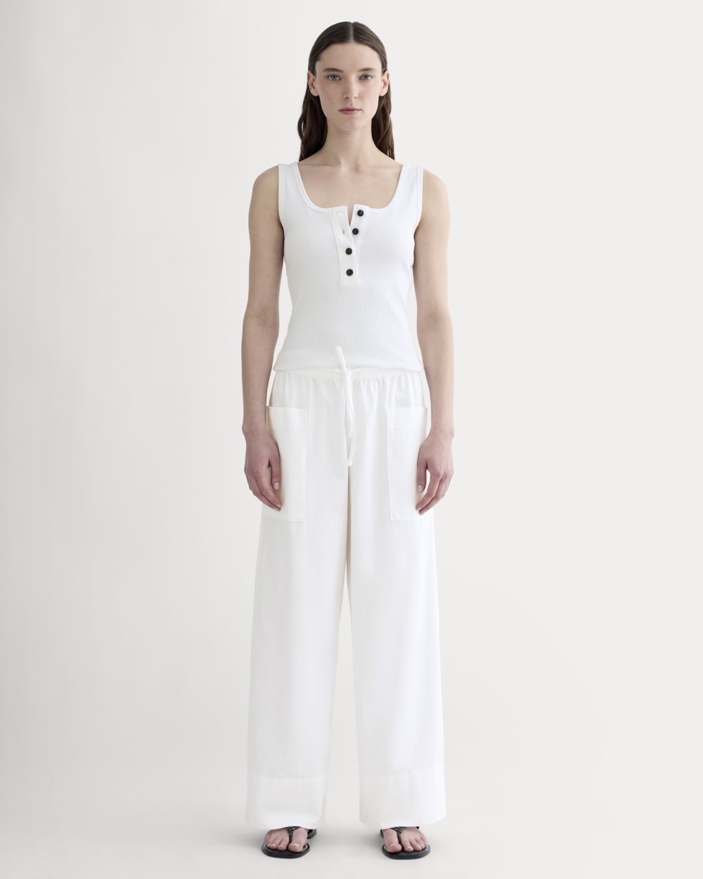 The Easy Cargo Pant | White
