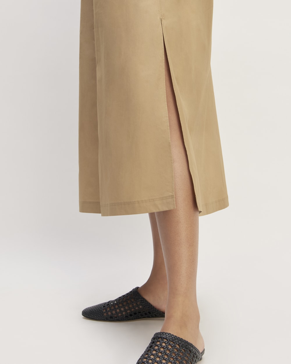 The Supima? High-Neck Riviera Dress | Black / Tiger's Eye - Image 4