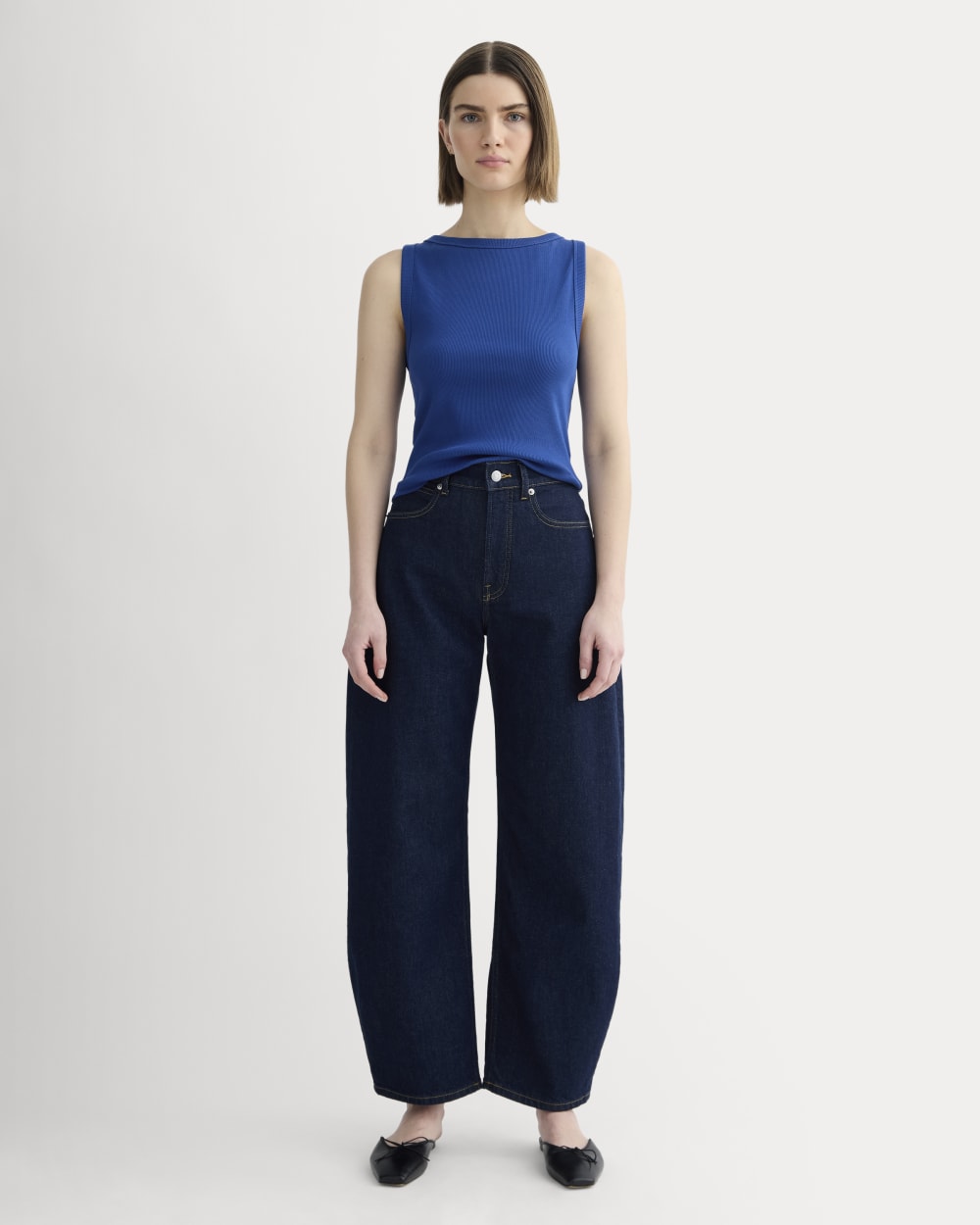 The Selfie Boatneck Tank | Bright Cobalt - Image 3