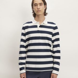 The Premium-Weight Rugby Shirt | Navy / Bone