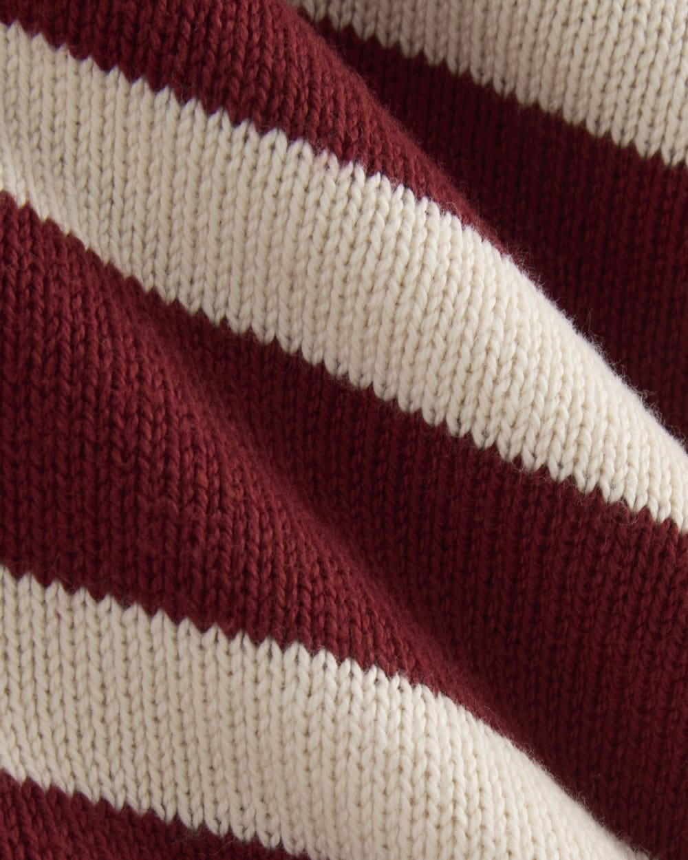 The Boxy Sweater in Everyday Cotton | Merlot / Canvas - Image 6
