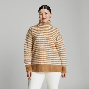 The Cloud Turtleneck | Ginger Root / Oat