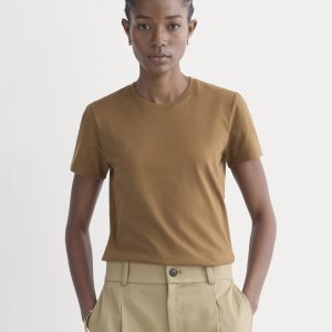 The Slim Crew in Essential Cotton | Toffee