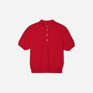The Oversized Polo | Goji Berry