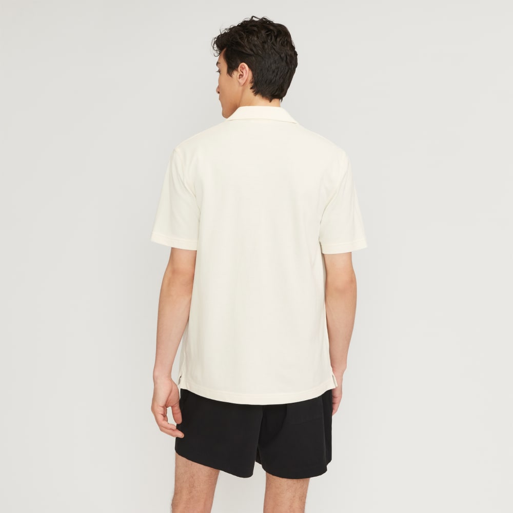 The Pique Short-Sleeve Shirt | Bone - Image 3
