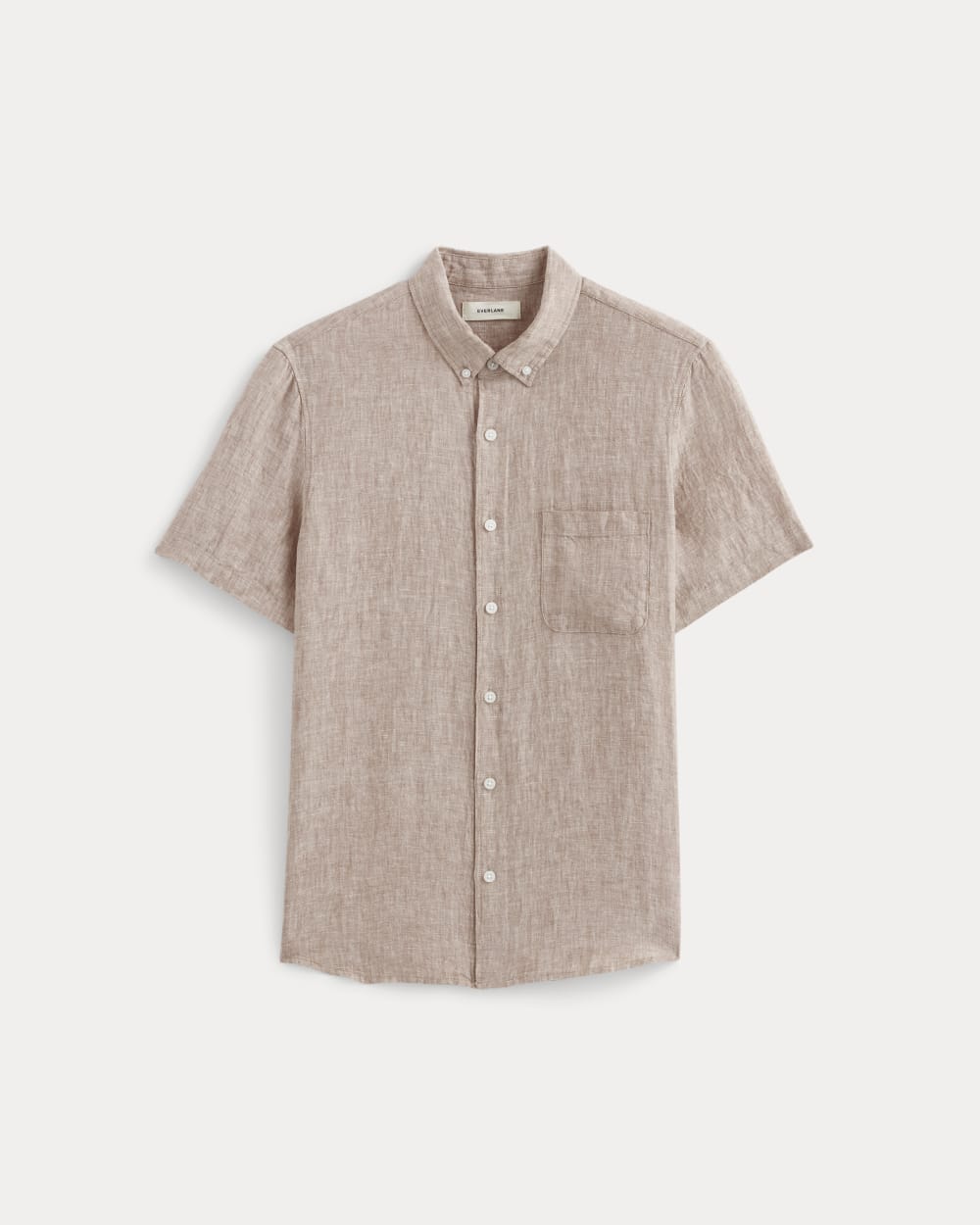 The Classic Short-Sleeve Shirt in Linen | Burlwood Chambray - Image 2