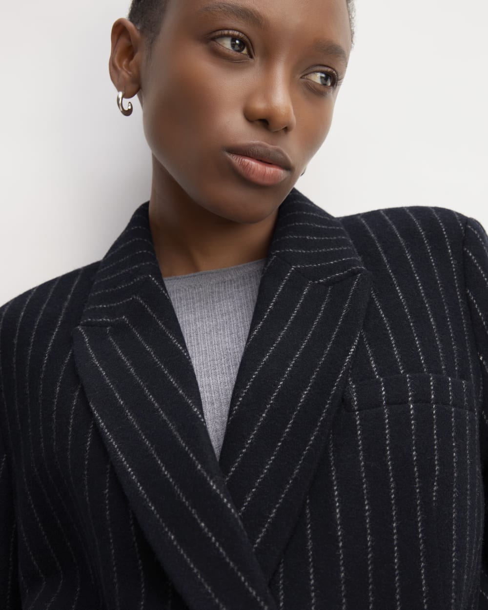 The ReWool? Double-Breasted Blazer | Navy / Bone - Image 4