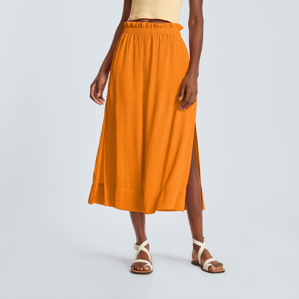 The Naia??Ripple Skirt | Turmeric - Image 2