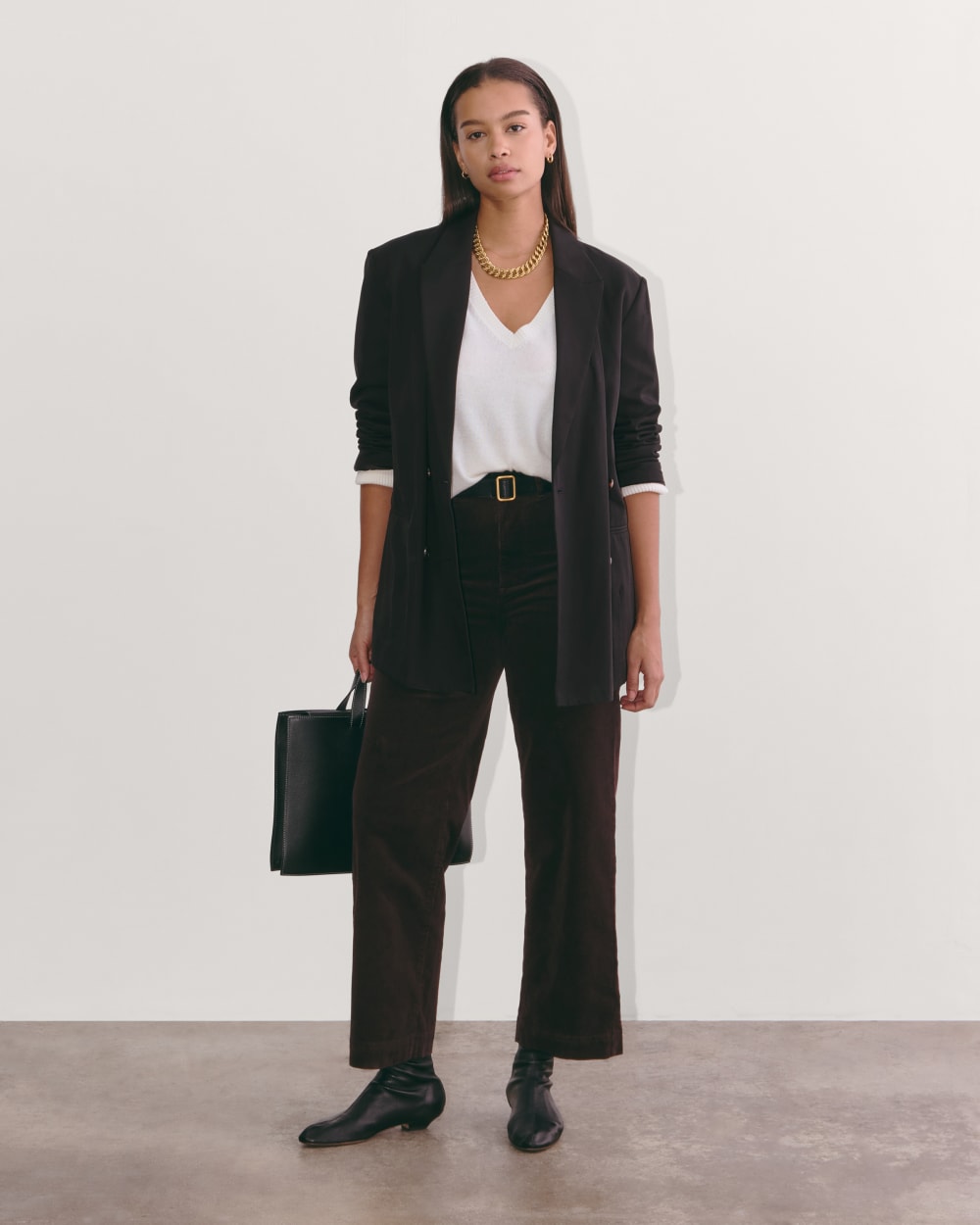 The Sailor Pant in Corduroy | Black