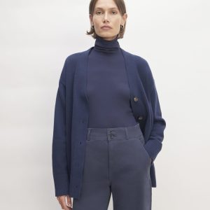 The Organic Cotton Cardigan | Navy