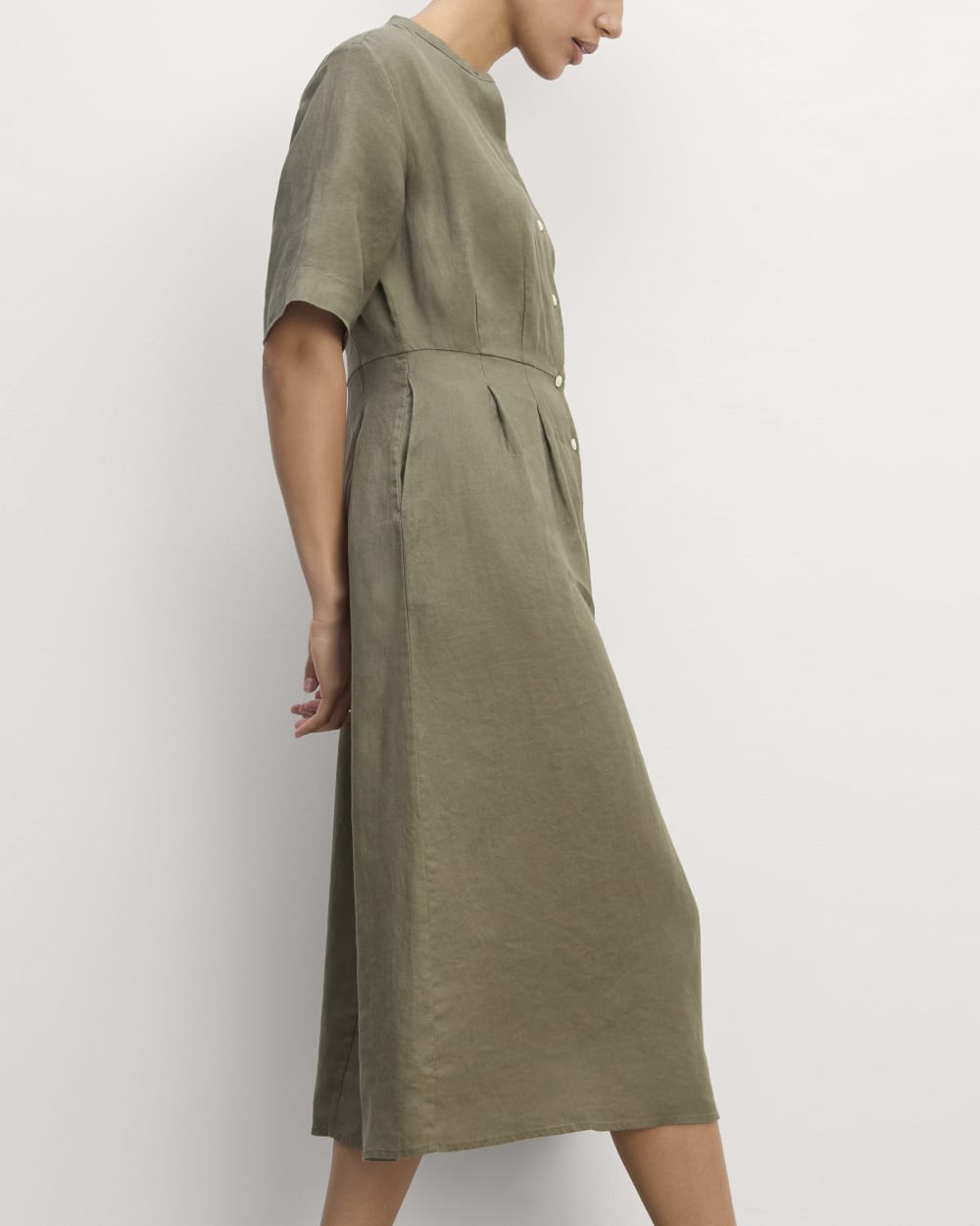 The Frolic Dress in Linen | Kalamata - Image 2