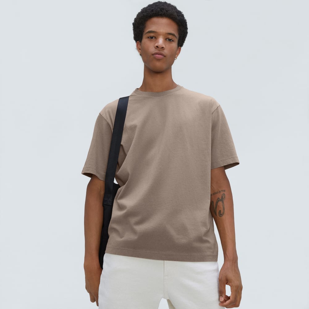 The Premium-Weight Relaxed Crew | Uniform | Taupe Grey - Image 3