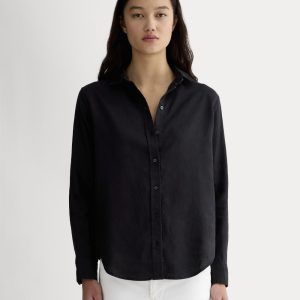 The Must-Have Shirt in Linen | Black