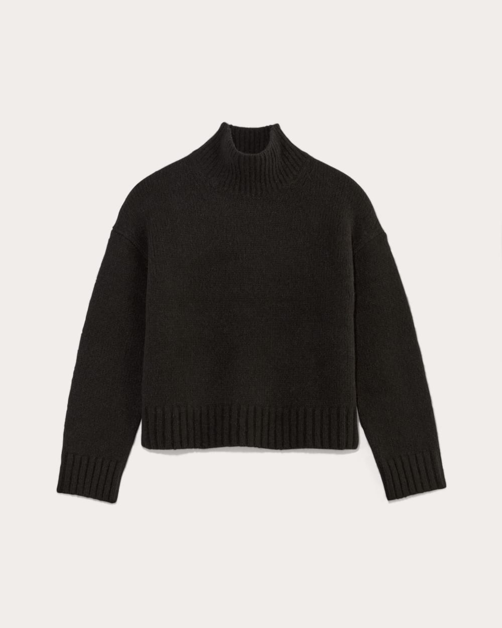 The Cloud Oversized Turtleneck | Black - Image 2