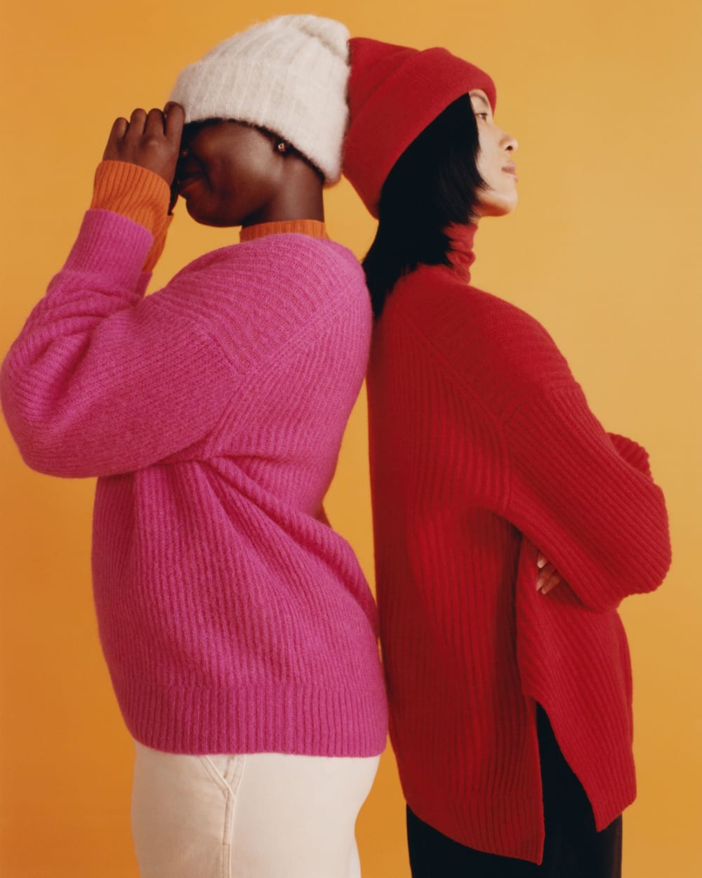 The Oversized Crew in Luxe Merino | Classic Red - Image 8