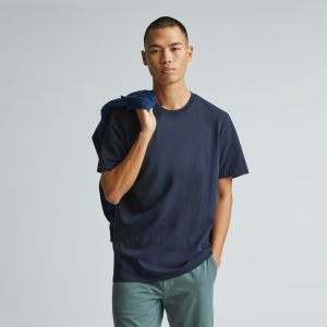 The Premium-Weight Crew | Uniform | Deep Navy