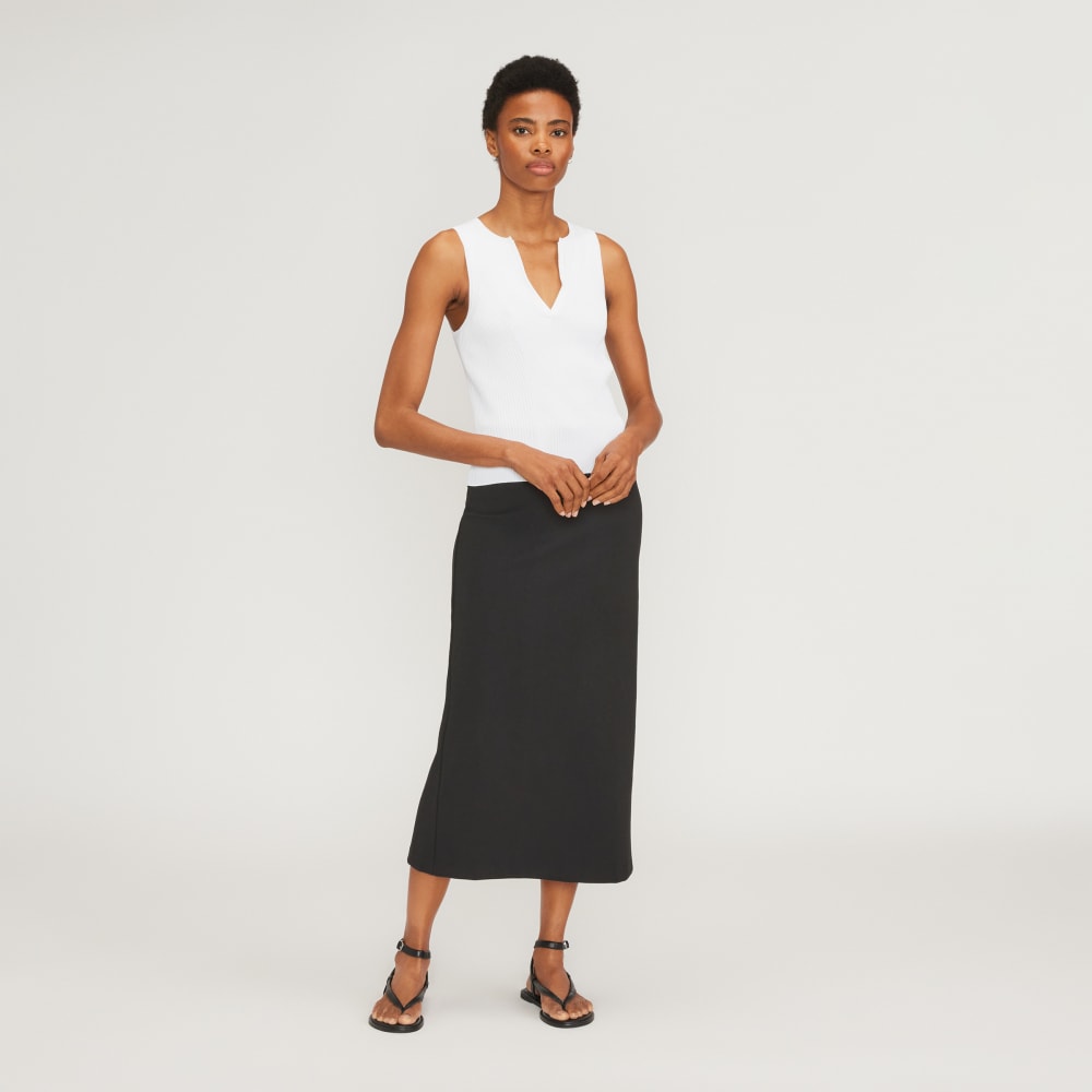 The Ribbed Cutaway Tank | White - Image 6