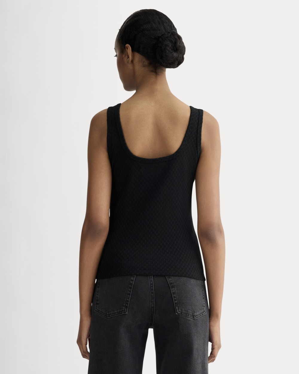 The Pointelle Cami | Black - Image 5