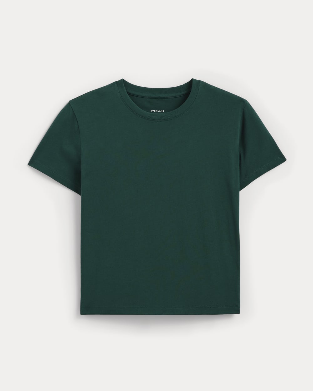 The Box-Cut Tee in Essential Cotton | Dark Sea | No Pocket - Image 2