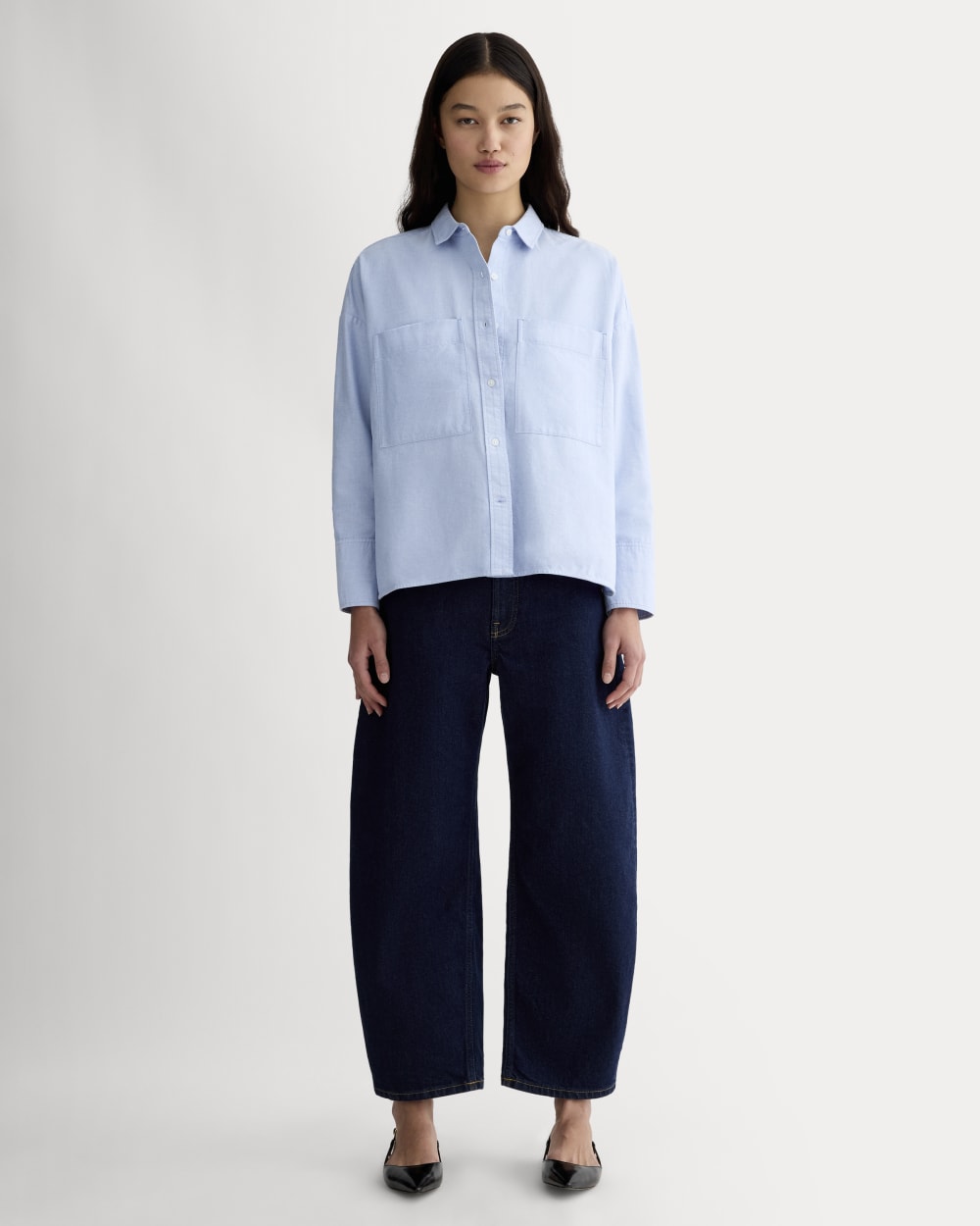 The Boxy Oxford | Light Blue - Image 3