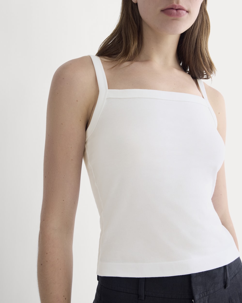 The Essential Square-Neck Tank | White - Image 4