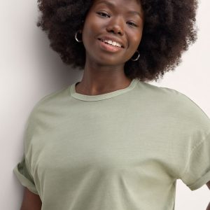 The Boyfriend Tee in Essential Cotton | Seagrass