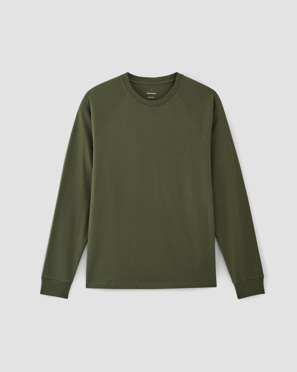 The Premium-Weight Long-Sleeve Crew | Uniform | Deep Moss Green - Image 2