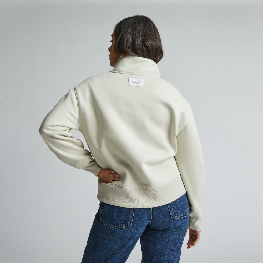 The ReTrack Half-Zip Sweatshirt | Pelican - Image 3