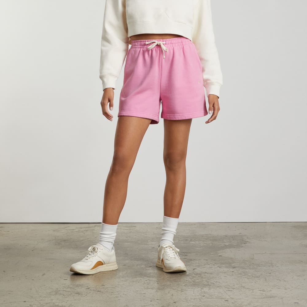 The Track Long Sweatshort | Bubble Gum - Image 2