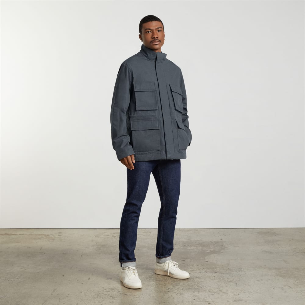 The Waxed Cotton Jacket | Slate - Image 6