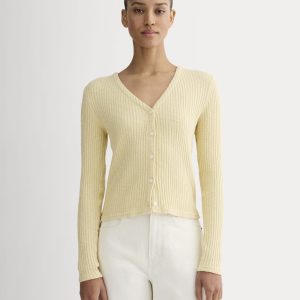 The Cozy Rib Cardigan | Banana Crepe