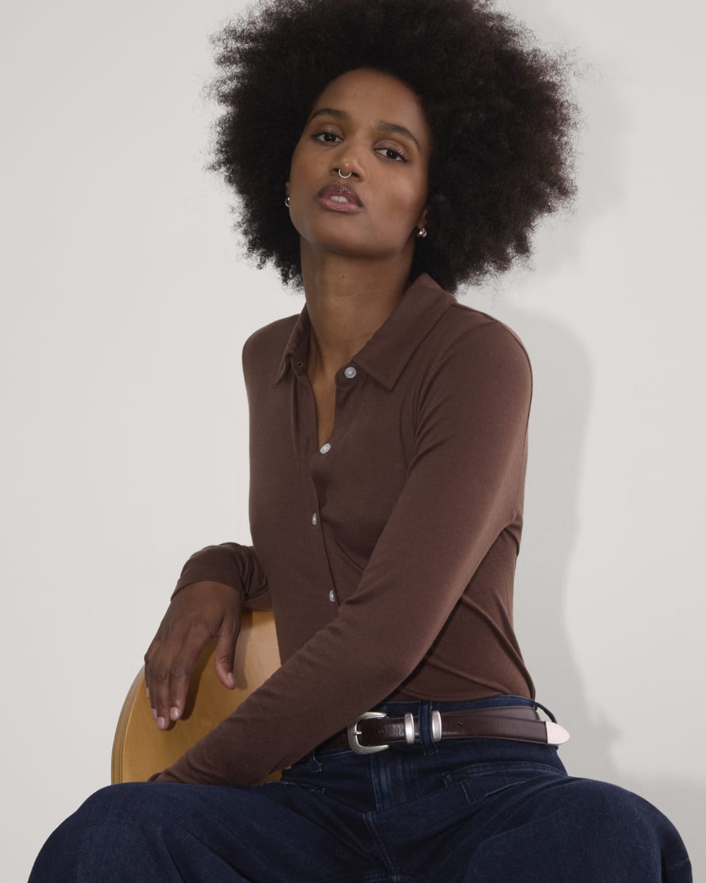 The Must-Have Shirt in Butterluxe | Dark Mahogany - Image 3