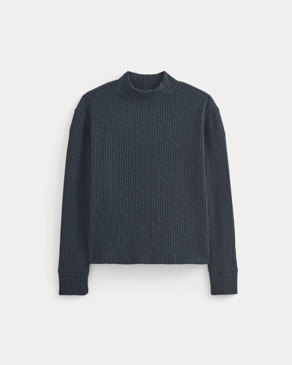 The Cozy Rib Funnel-Neck | Navy - Image 2