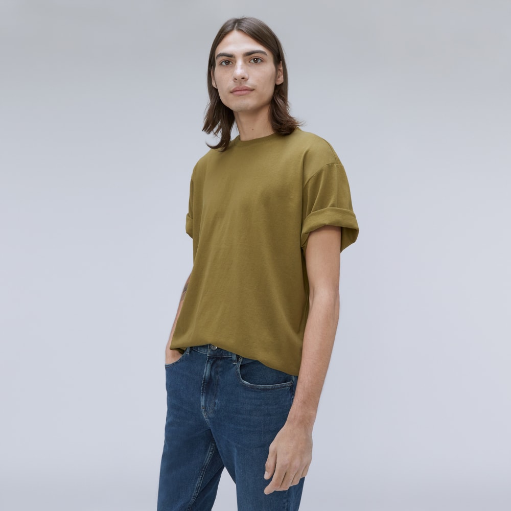The Premium-Weight Relaxed Crew | Uniform | Olive - Image 4