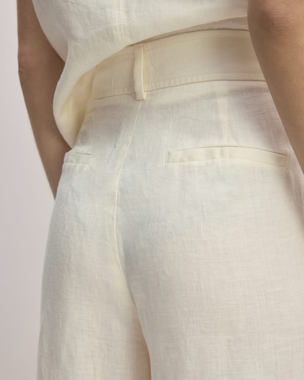 The Linen Way-High® Drape Pant | Bone - Image 5