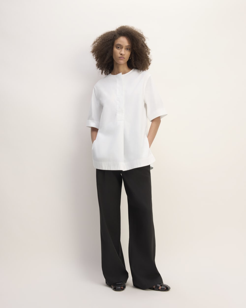 The Supima? Cotton Tunic | White - Image 3