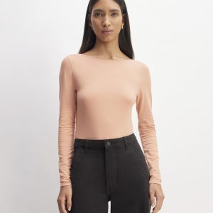 The Supima? Form Scoop-Back Tee | Blush Pink