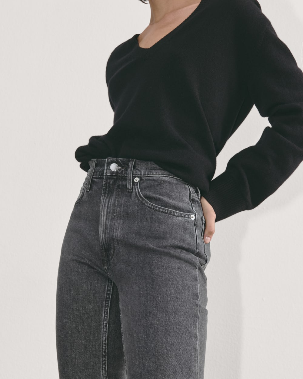 The Original Cheeky® Jean | Washed Charcoal | 28.5 Inseam - Image 6