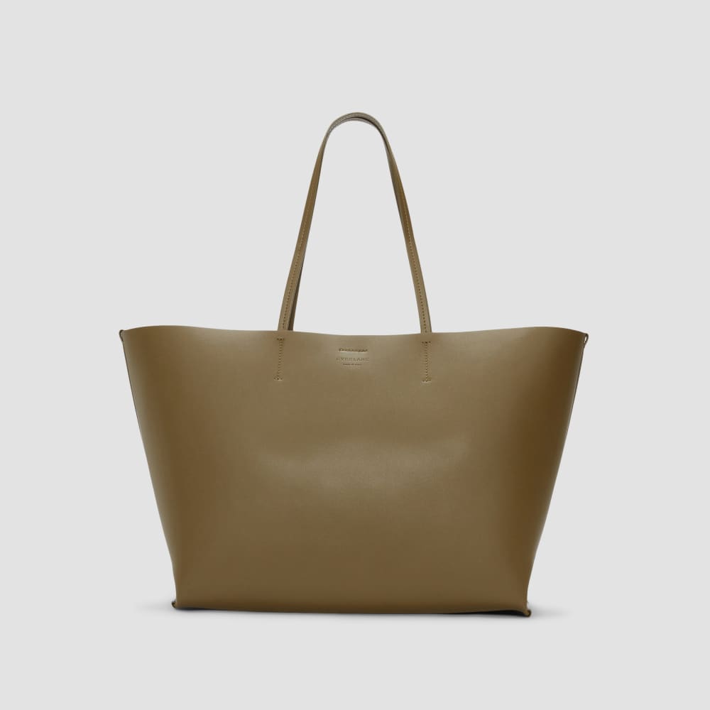 The Luxe Italian Leather Tote | Beech - Image 7