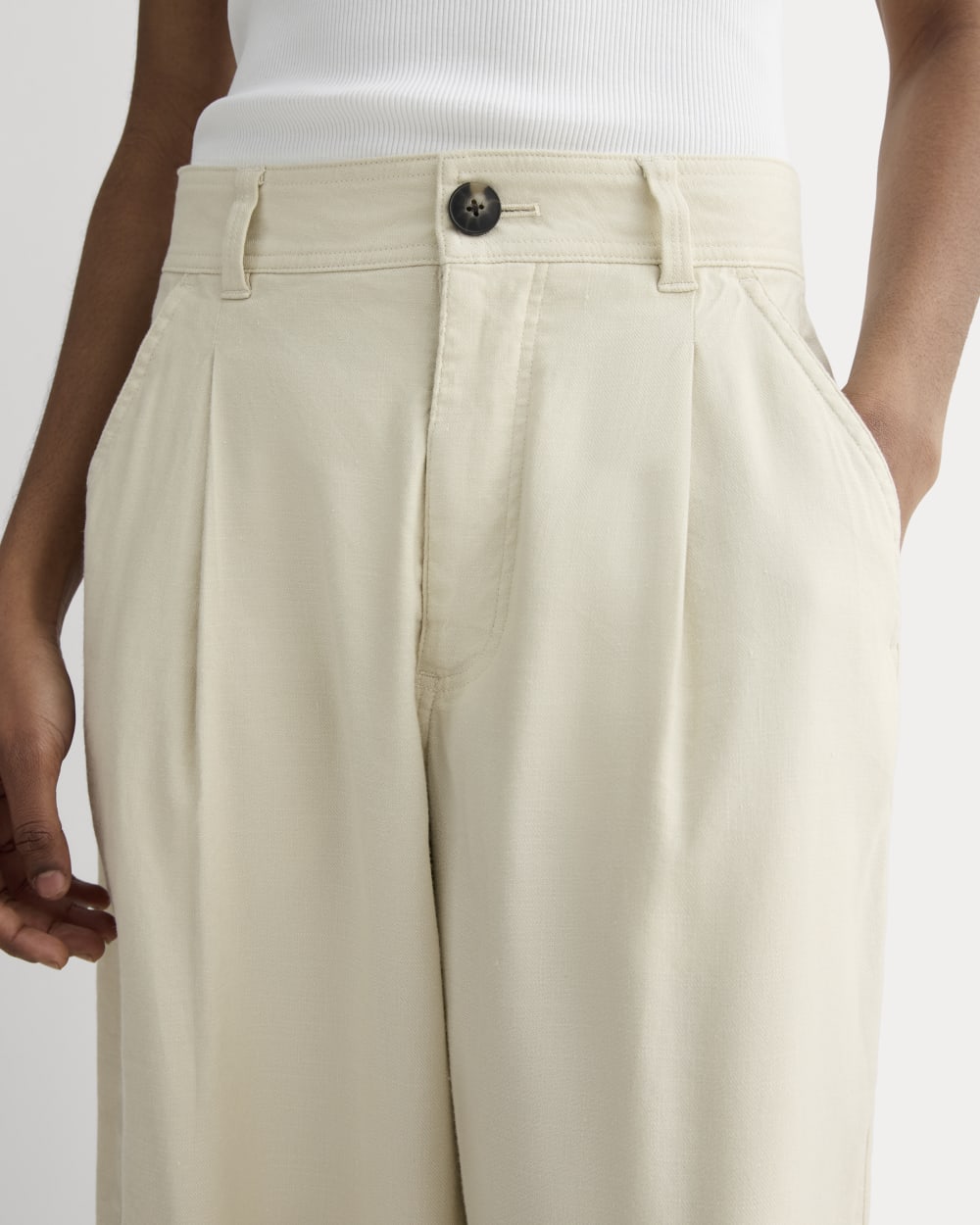 The Everywhere Pant in Stretch Linen | Birch - Image 4