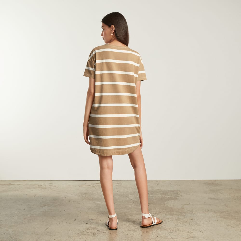 The Oversized Mariner Dress | Iced Coffee / Tan - Image 3