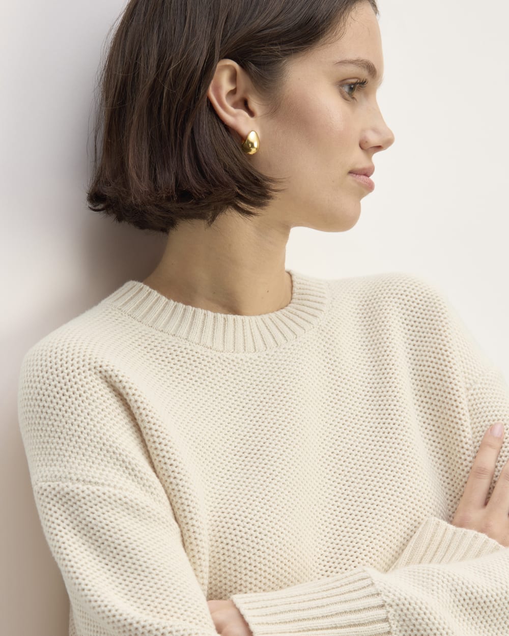 The Cotton Honeycomb Square Crew | Canvas - Image 4