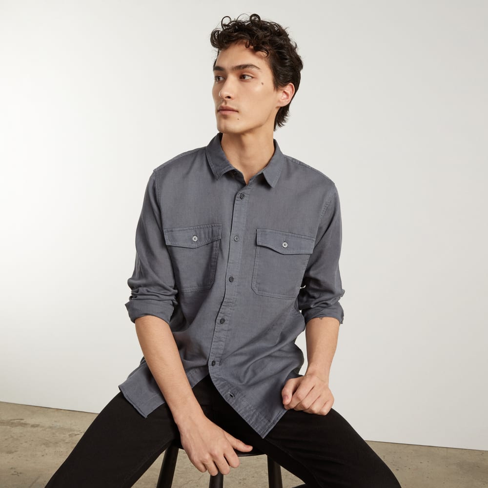 The Long-Sleeve Summer Shirt | Slate - Image 4